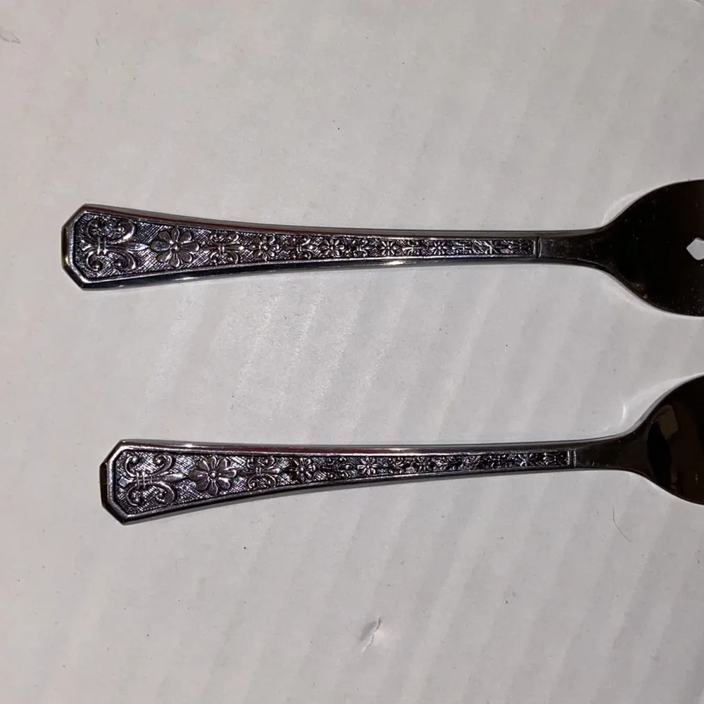 Interpur Two Stainless Steel Salad Forks